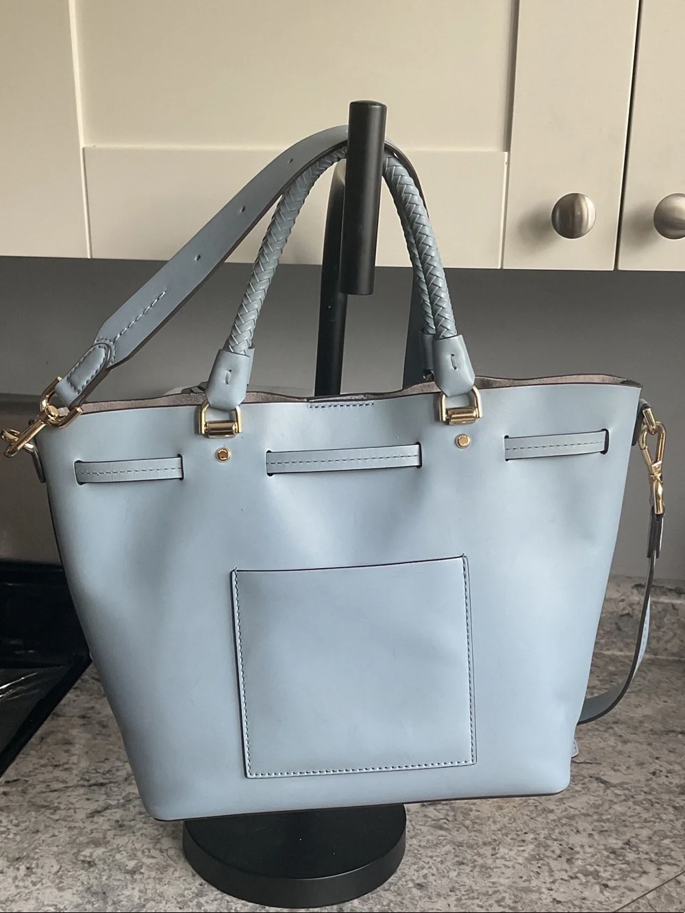 Michael Kors Miranda Collection Leather Drawstring Bag